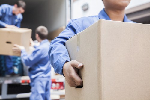 House movers handling a residential move in Kew