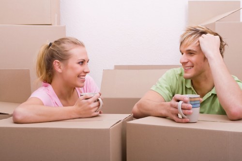 Checklist and packing materials for a Kew house move