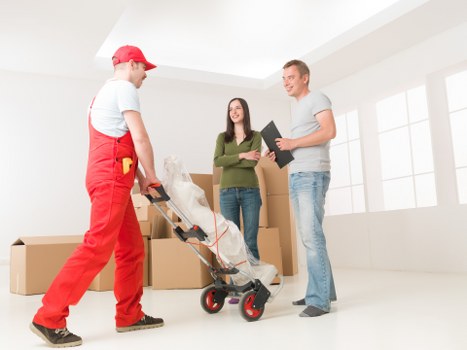 House moving service in Kew with furniture placement and organised unloading