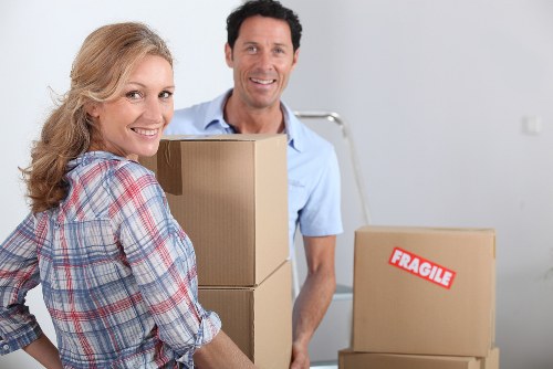 Moving team loading belongings from a Kew property